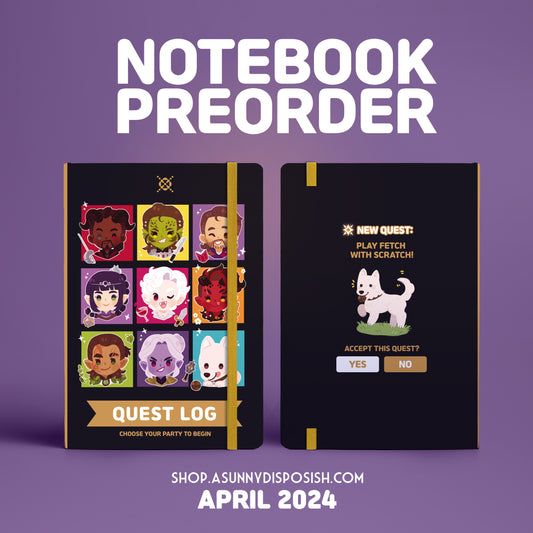 PREORDER: BG3 Quest Log Notebook