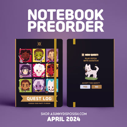 PREORDER: BG3 Quest Log Notebook