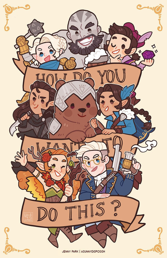 Vox Machina "How Do You Want To Do This?" Print