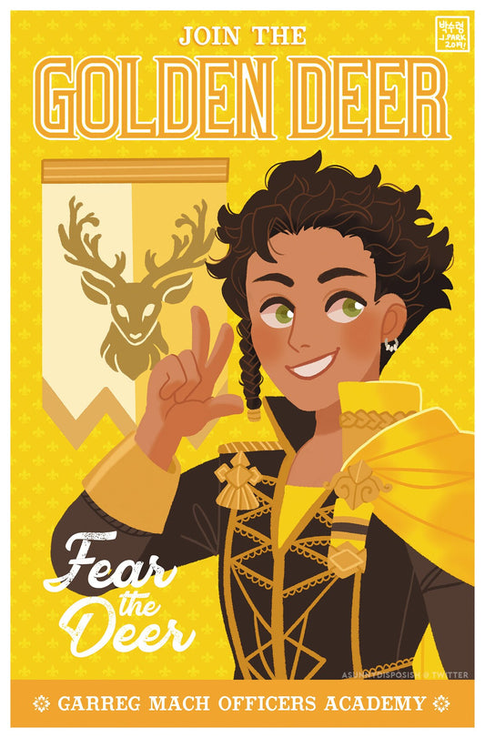 FE3H Golden Deer Print