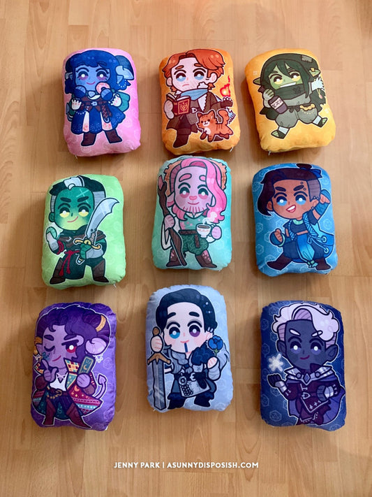 Critical Role Mighty Nein Plush Pillows