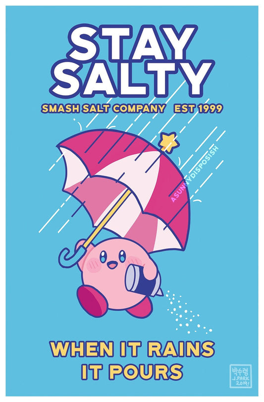 Stay Salty Kirby Print