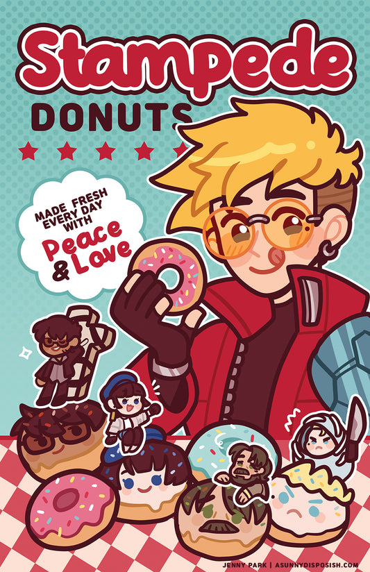 Stampede Donuts Print